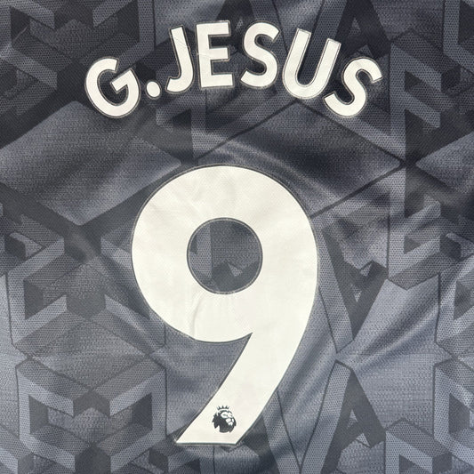 G.JESUS 9 Arsenal 2022/2023 Away Football Shirt  Medium