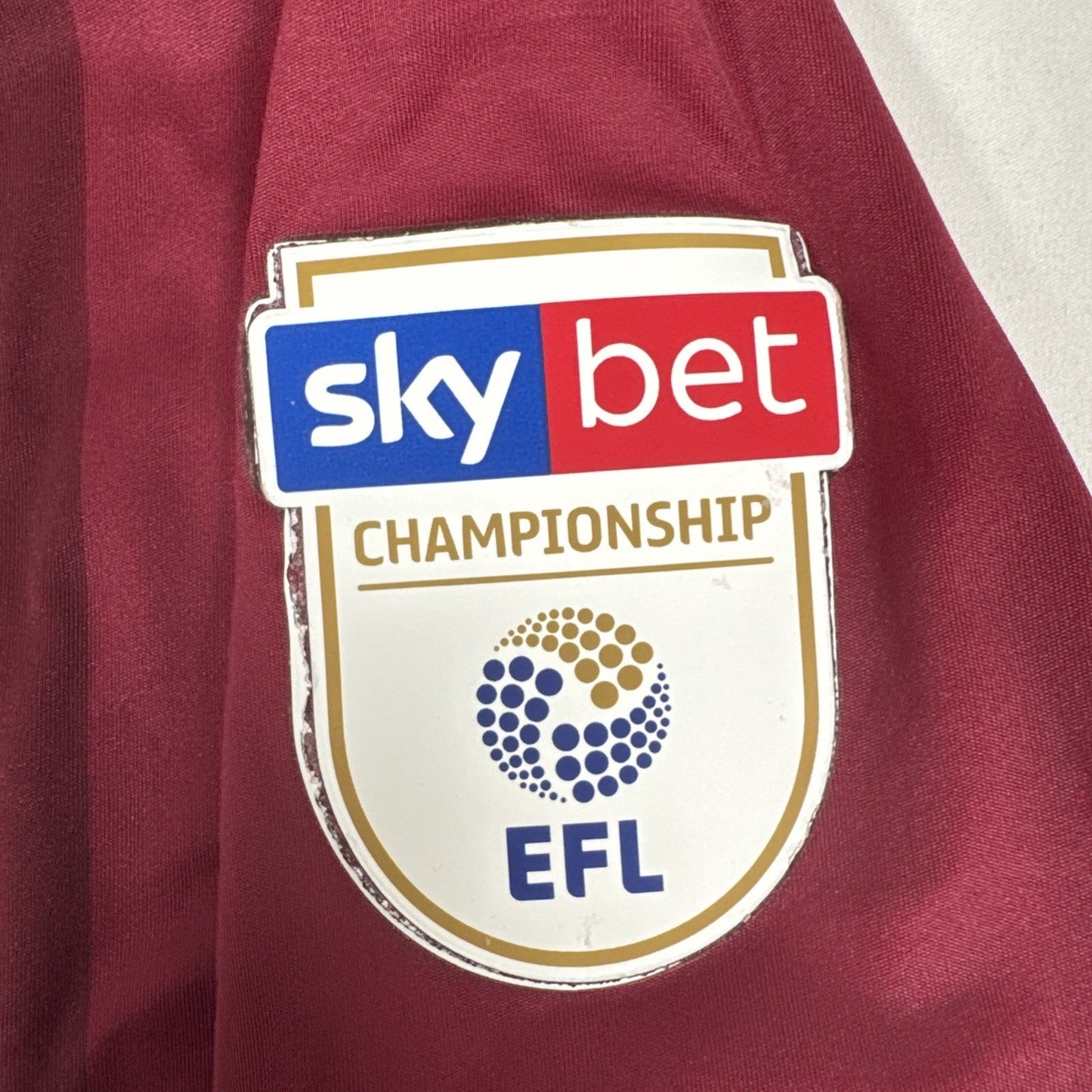 Aston Villa 2018/2019 Promotion Home Football Shirt  Medium