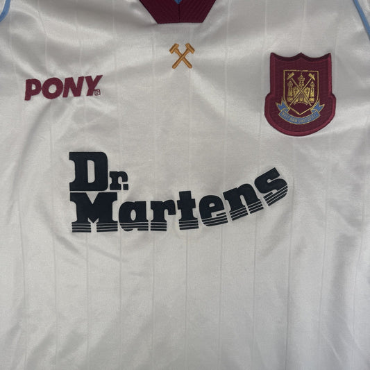 West Ham United 1998/1999 Away Football Shirt  XL