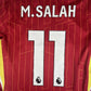 SALAH 11 Liverpool 2024/2025 Home Football Shirt  Small