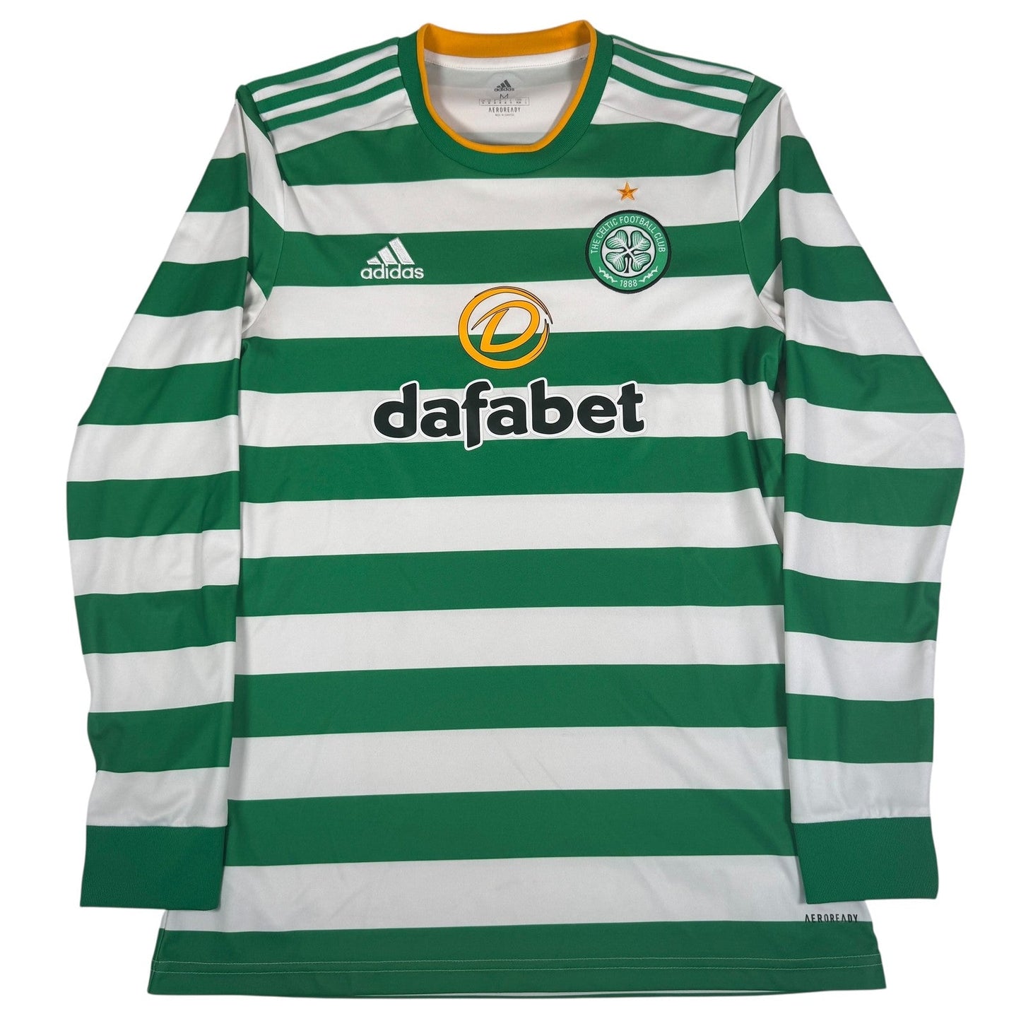 Celtic 2020/2021 Home Long Sleeve Football Shirt Medium