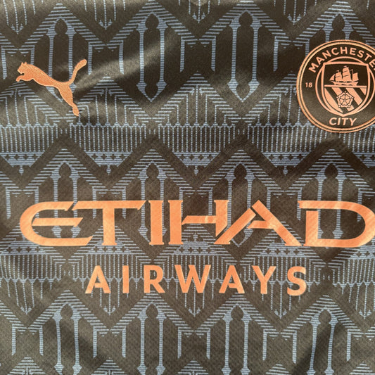 Manchester City 2020/2021 Away Football Shirt  Large
