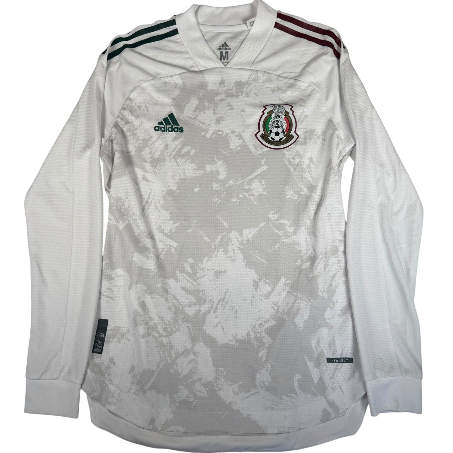 J.ANGULO Mexico 2020/2021 Away Long Sleeve Football Shirt Player Spec Medium