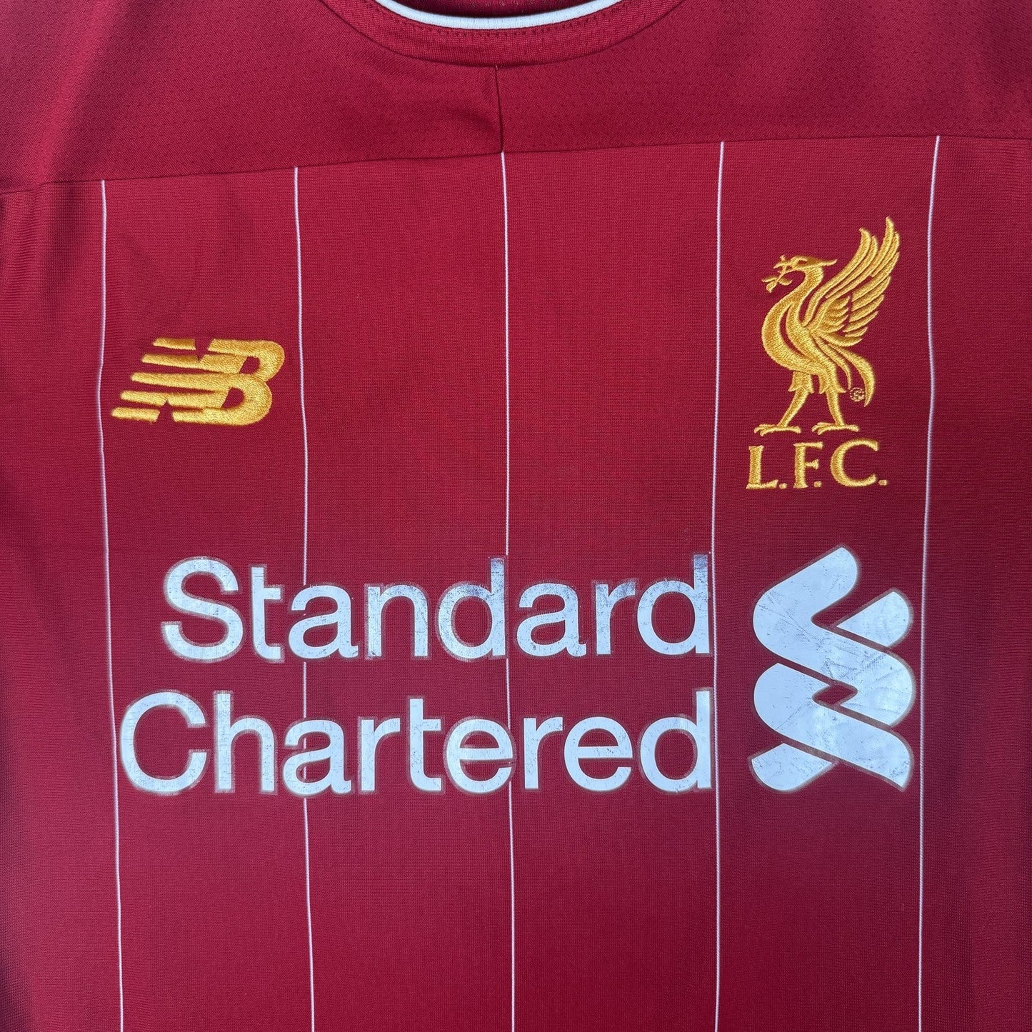 VIRGIL 4 Liverpool 2019/2020 Home Football Shirt  Small