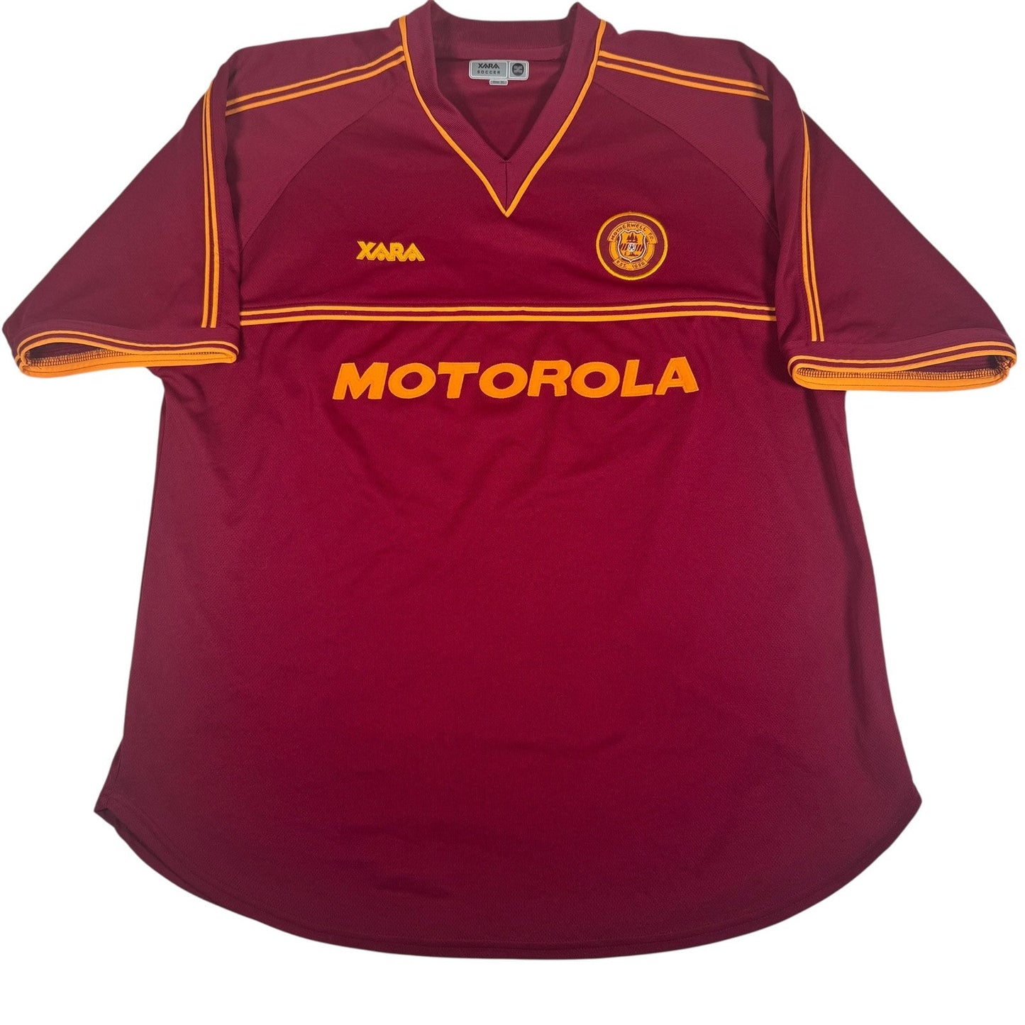 Motherwell 2001/2002 Away Football Shirt  XL