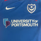MARQUIS 10 Portsmouth 2019/2020 Home Football Shirt Match Worn Signed Medium COA