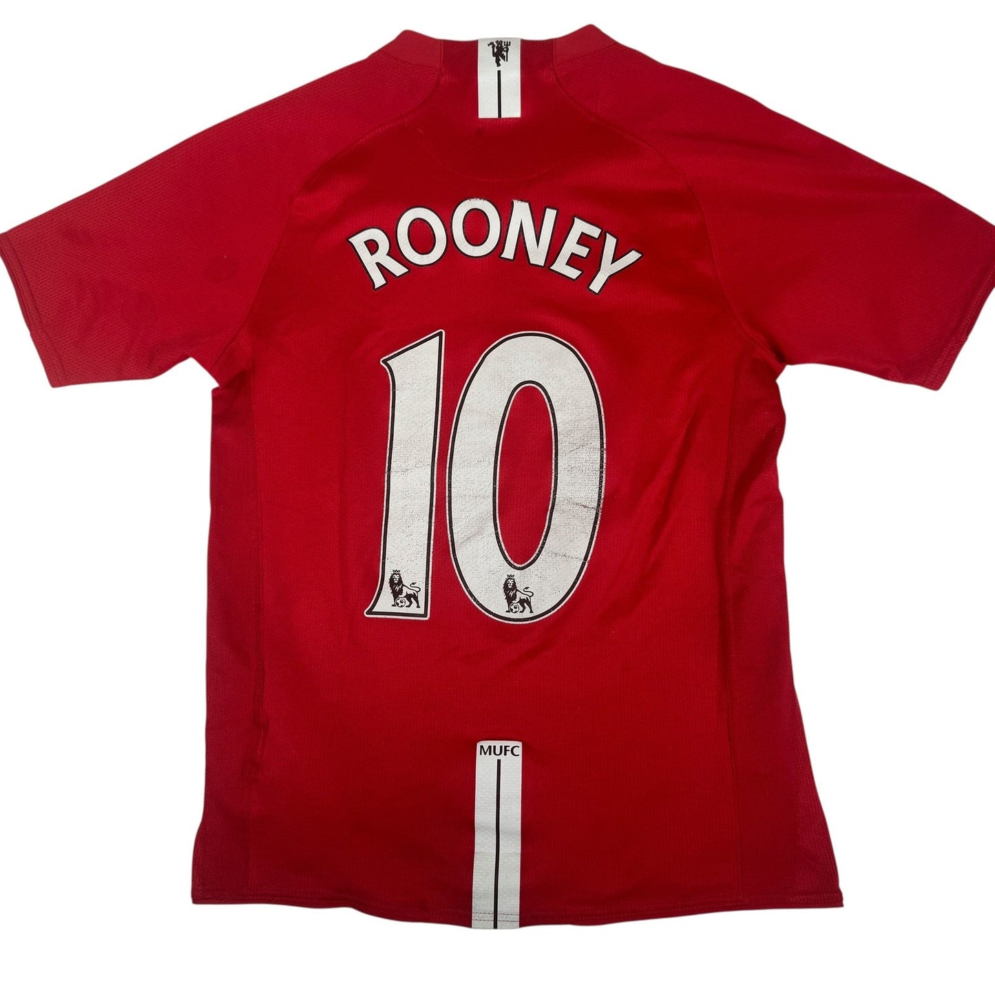 ROONEY 10 Manchester United 2007/2008/2009 Home Football Shirt Childs XL
