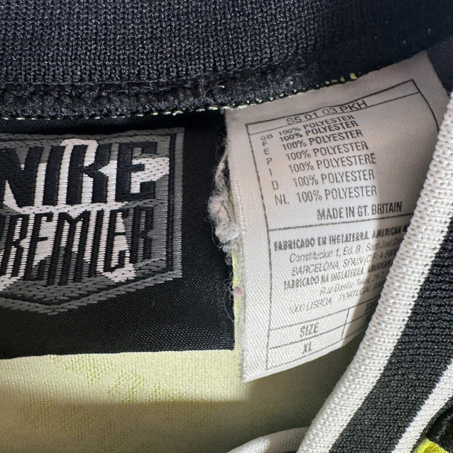 Borussia Dortmund 1994/1995 Home Football Shirt  XL