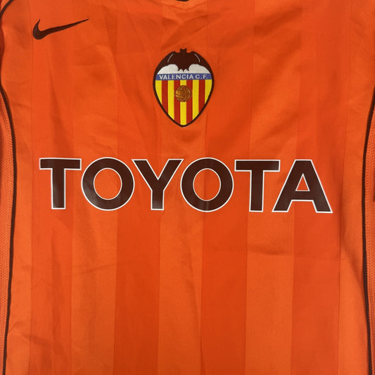 Valencia 2004/2005 Away Football Shirt  Medium