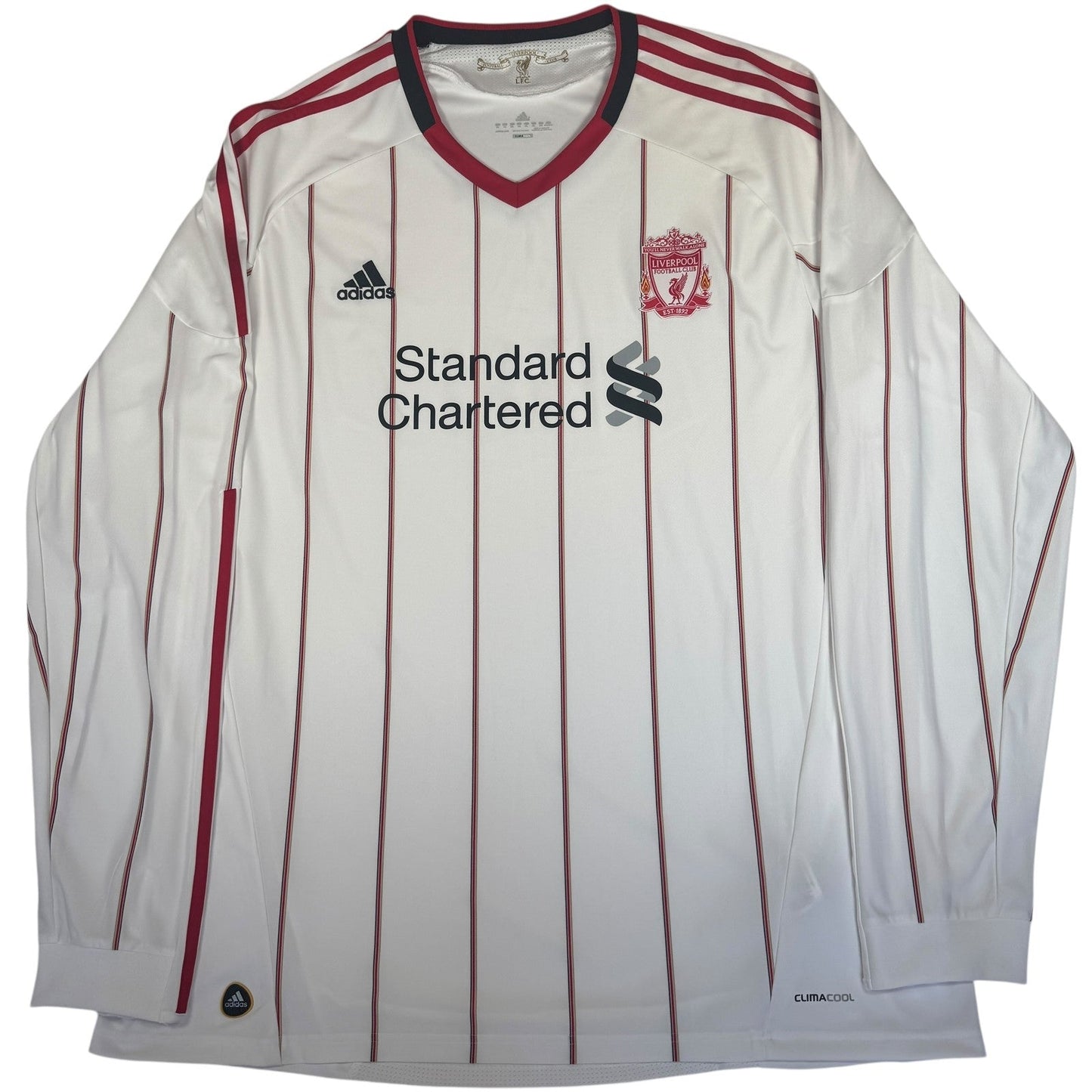 Liverpool 2010/2011 Away Long Sleeve Football Shirt  3XL XXXL
