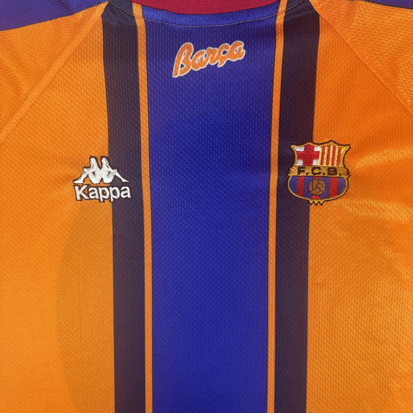 Barcelona 1997/1998 Away Football Shirt  Medium