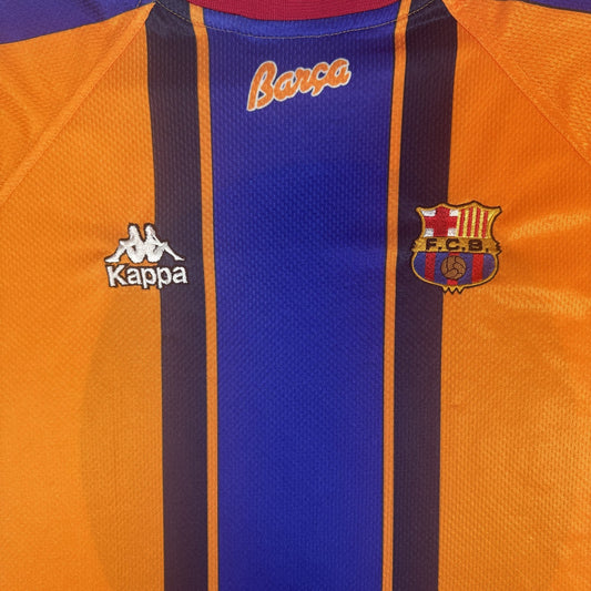 Barcelona 1997/1998 Away Football Shirt  Medium