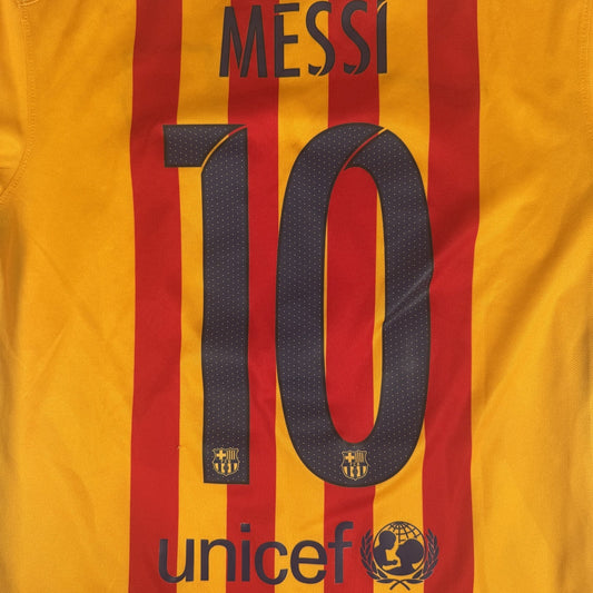 MESSI 10 Barcelona 2015/2016 Away Football Shirt  Small