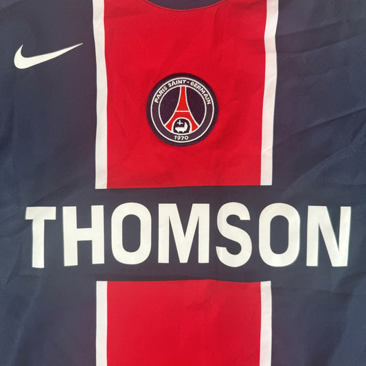 PSG Paris Saint-Germain 2005/2006 Home Football Shirt  Large