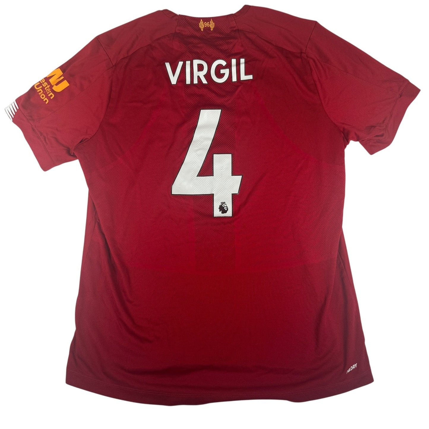 VIRGIL 4 Liverpool 2019/2020 Home Football Shirt  XL