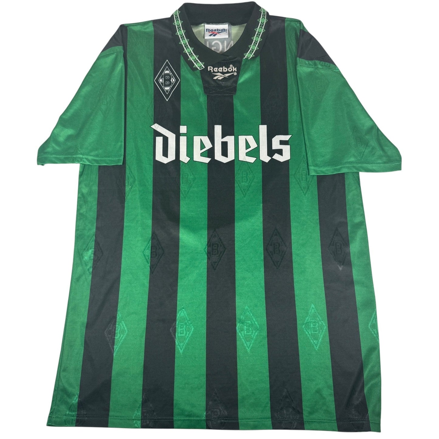 EFFENBERG 10 Borussia Monchengladbach 1995/1996 Away Football Shirt XL