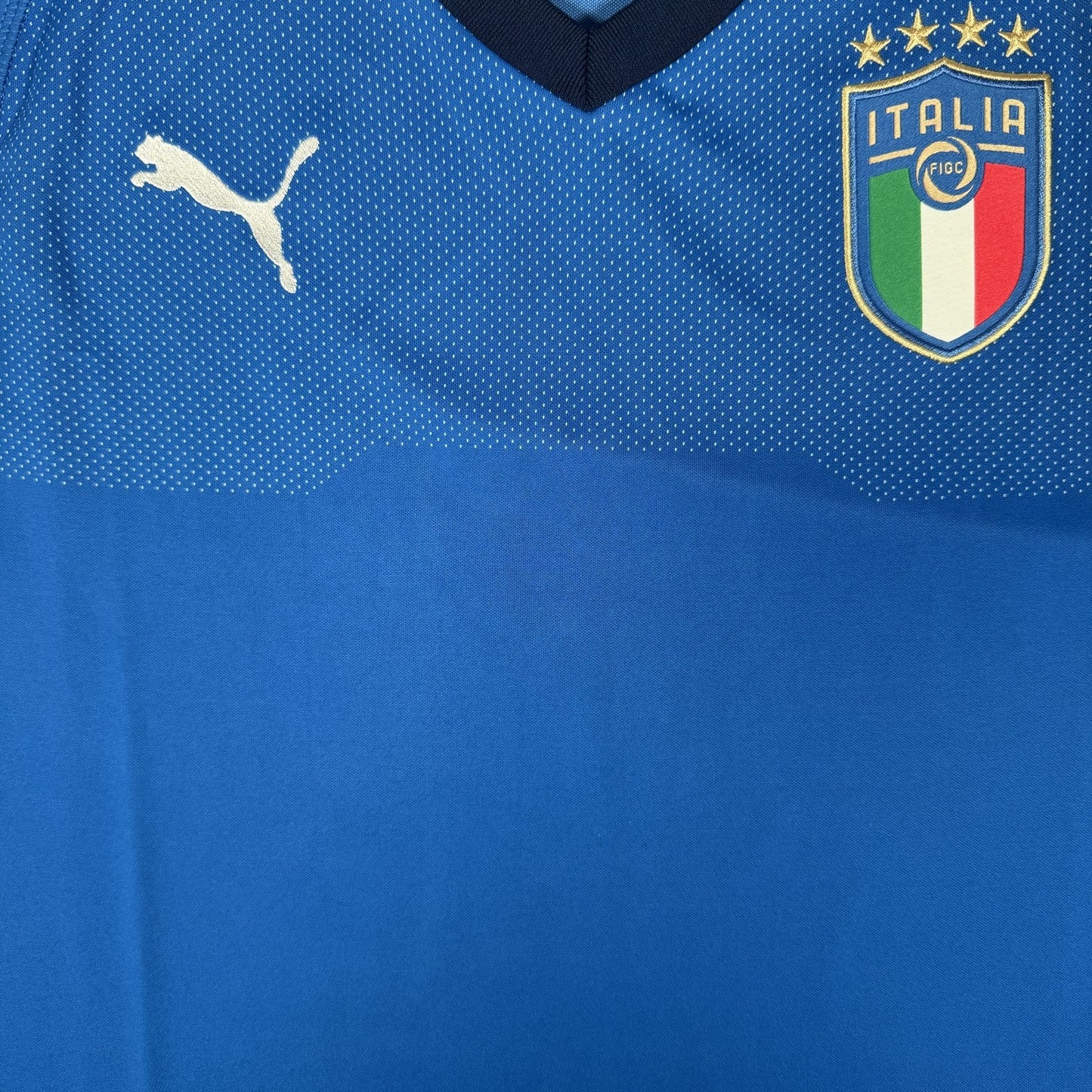 Italy 2018/2019 Home Long Sleeve Football Shirt  Medium