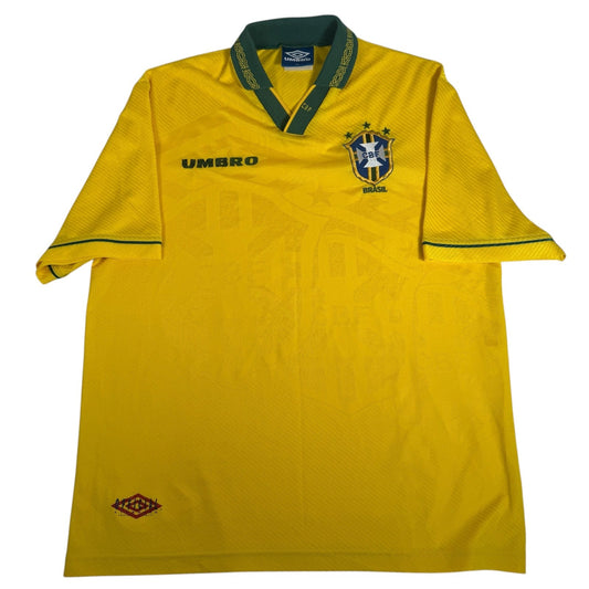 Brazil 1993/1994 Home Football Shirt  XL