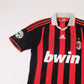 2009/10 AC Milan Home Shirt Adidas Beckham (S/M)