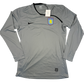 Gray long-sleeve sports jersey with Nike and Aston Villa FC logos on a white background