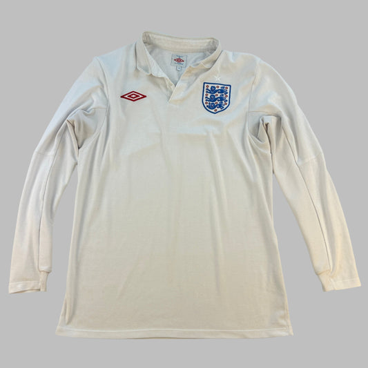 England 2010 Home Shirt - Long Sleeve - Large