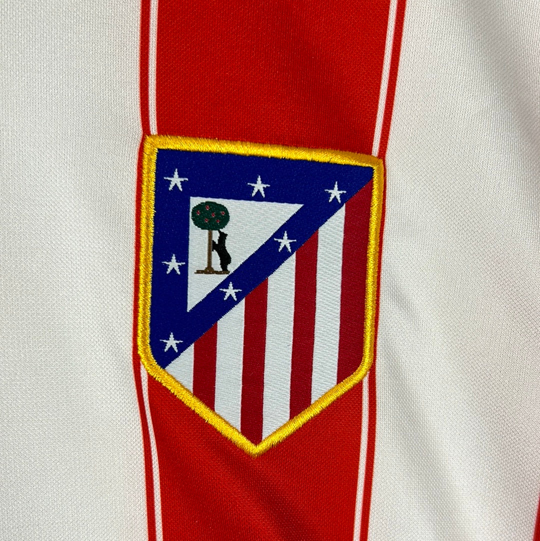 Atletico Madrid 2003/2004 Player Issue Home Shirt - Nano 17 - 2 Policias Rebeldes 2