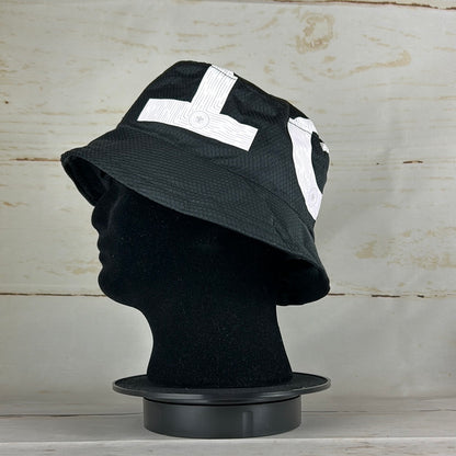 Germany Bucket Hat - Upcycled 2020 Black Out Shirt - Adult