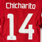 Manchester United 2013/2014 Player Issue Home Shirt - Chicharito 14 - Champions League