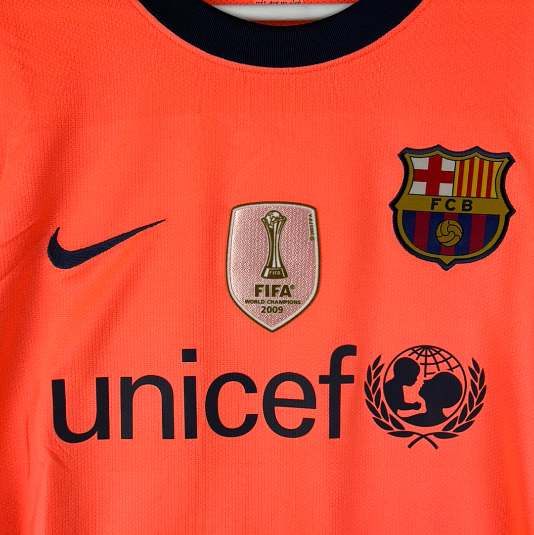 Barcelona 2010/2011 Player Issue Third Shirt - Maxwell 19 - Long Sleeve