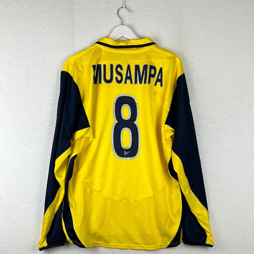 Atletico Madrid 2003/2004 Player Issue Away Shirt - Musampa 8 - Gothica