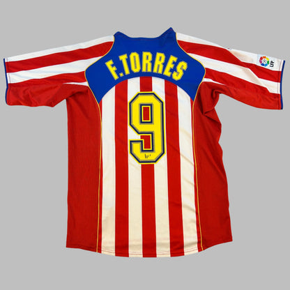 Atletico Madrid 2004/2005 Home Shirt - Spiderman 2 - Torres 9