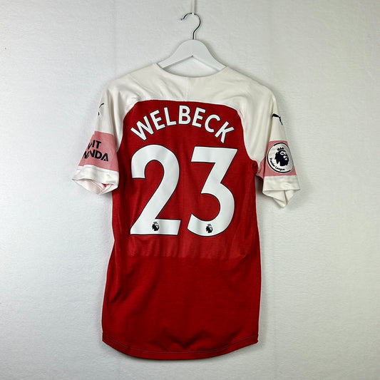 Arsenal 2018/2019 Match Issued Home Shirt - Welbeck 23 Print