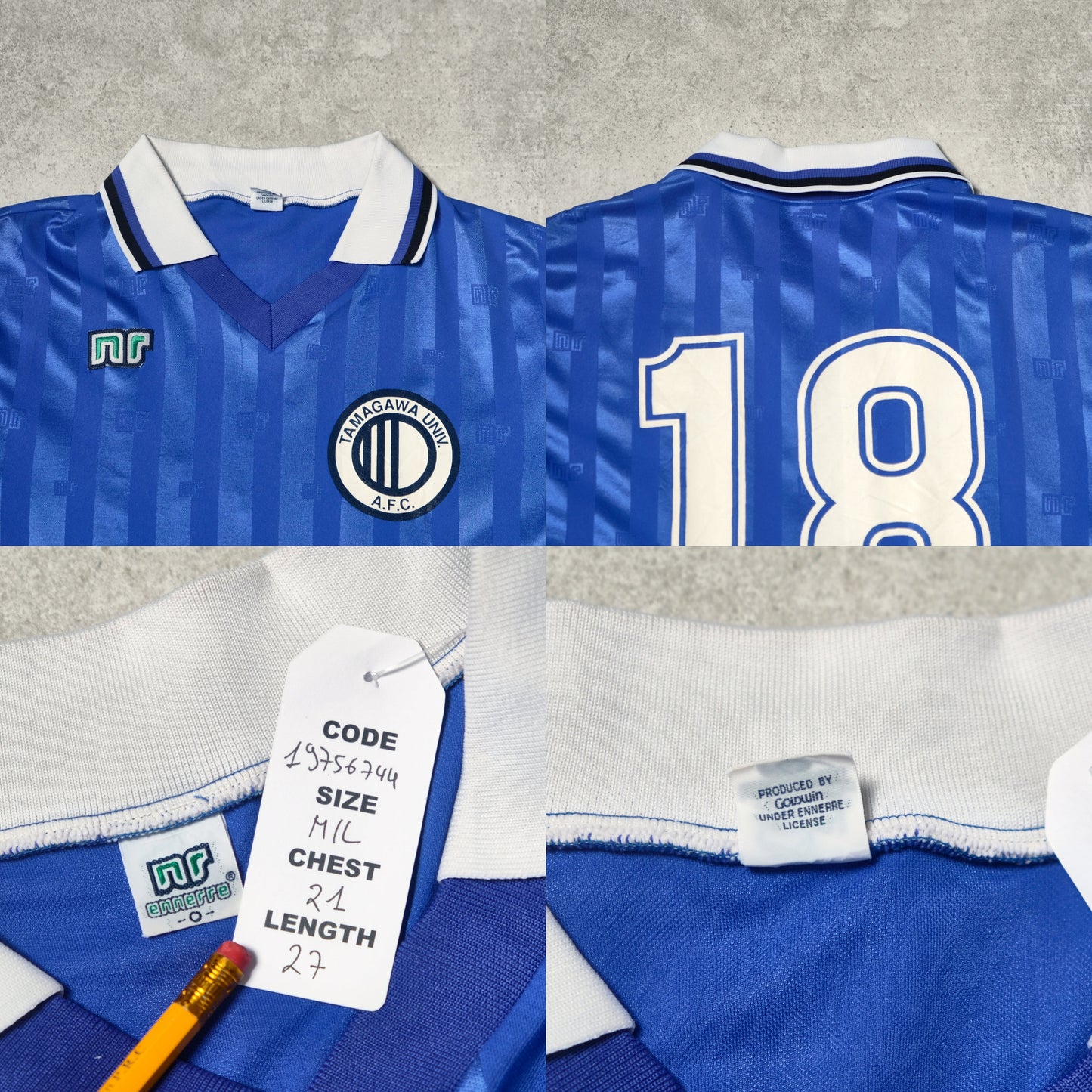 1990s Tamagawa University Football Shirt Ennerre (M/L)