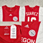 2008/09 Ajax Home Shirt Adidas Suarez (L/XL)