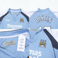 2006/07 Manchester City Home Shirt Reebok Distin (M)