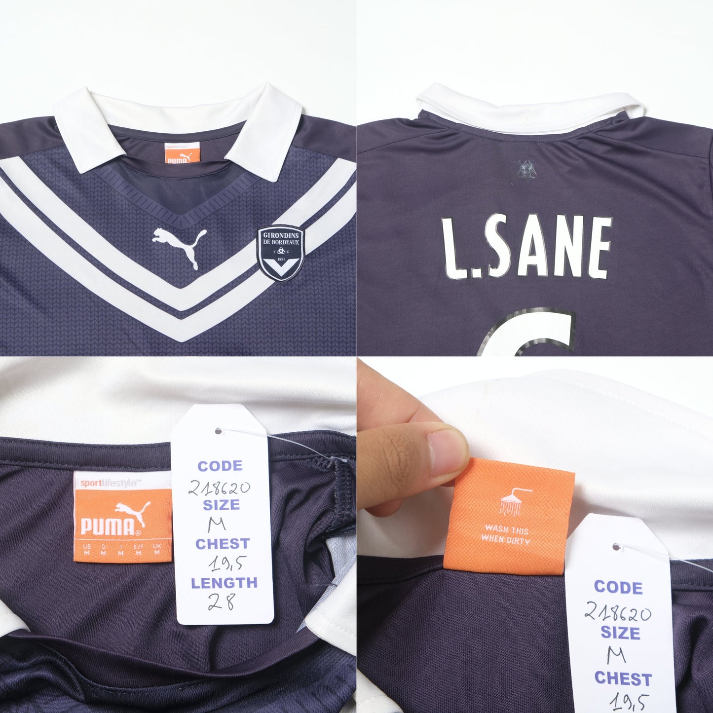 2012/13 Bordeaux Home Shirt Puma Sane (M)