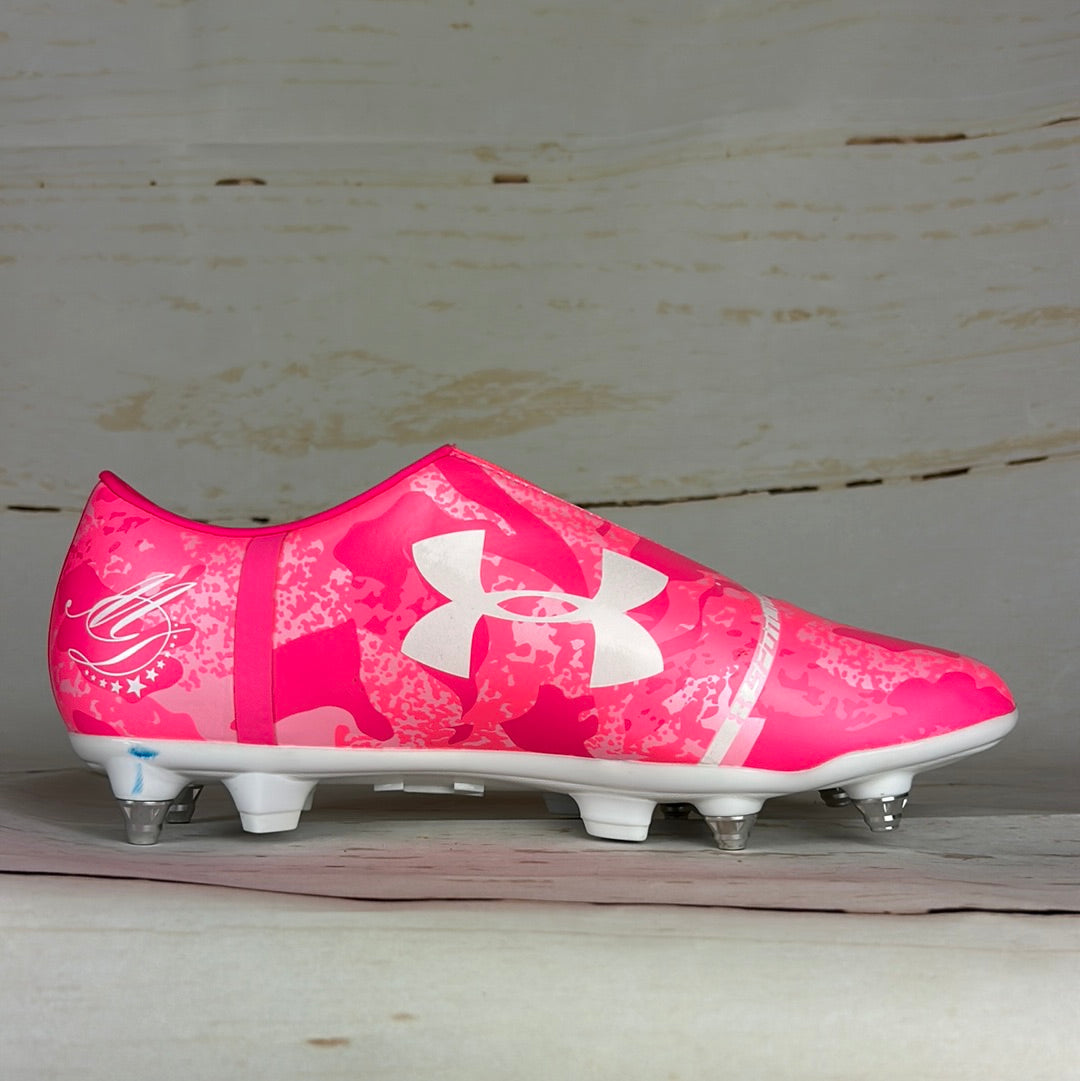 Memphis Depay Player Issued Football Boots - Pink Camo