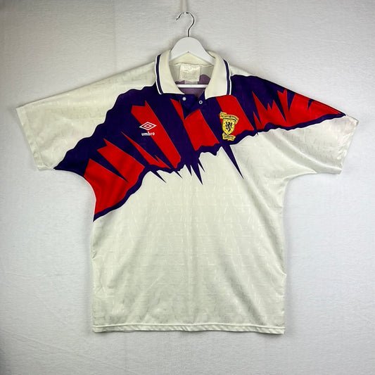 Scotland 1992 Away Shirt - Large Adult - Very Good Condition