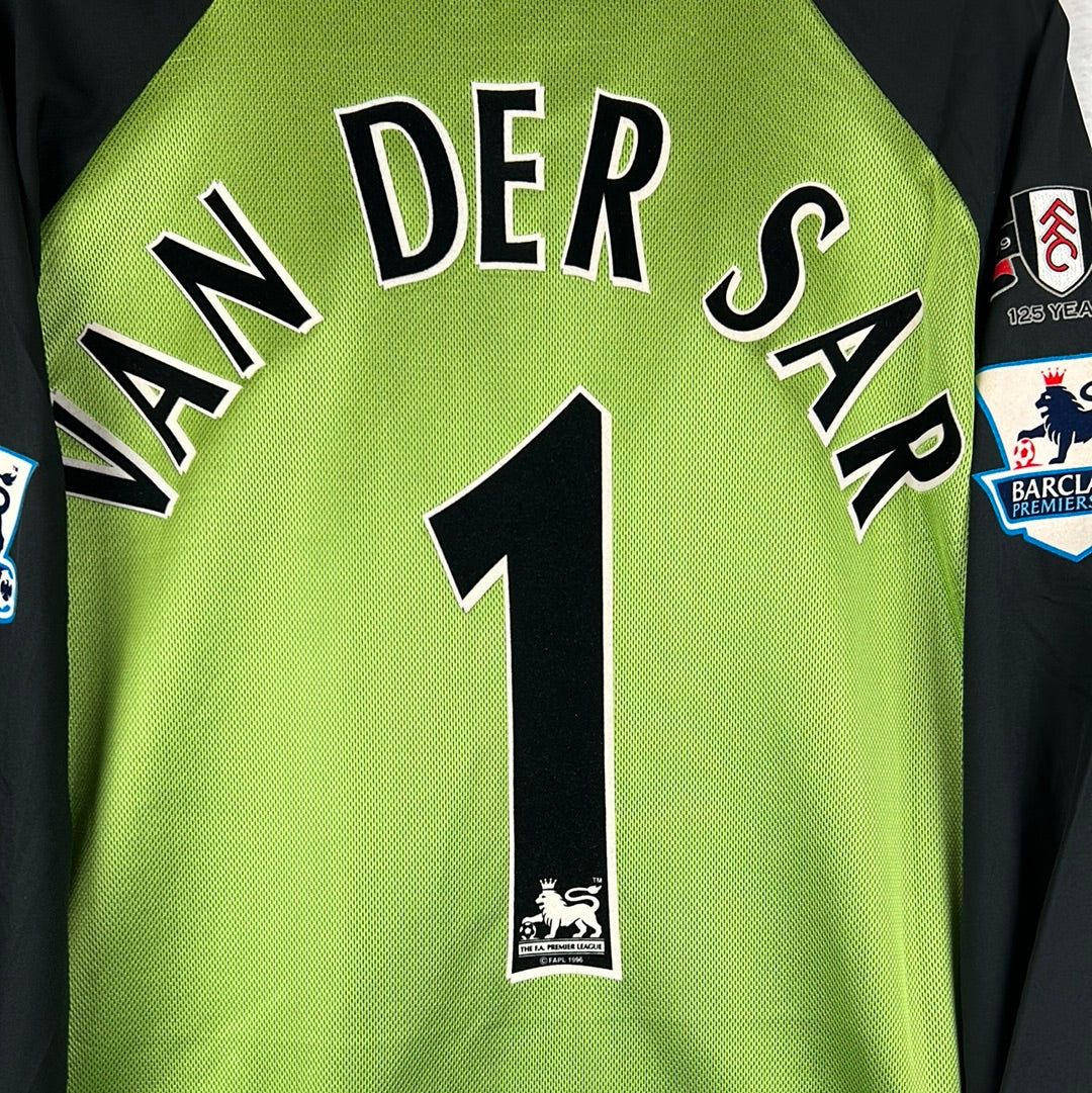 Fulham 2006/2007 Match Issued Goalkeeper Shirt - Van Der Sar 1