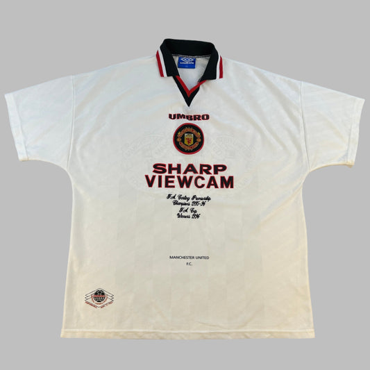 Manchester United 1996-1997 Away Shirt - XXL - Double Winners Embroidery