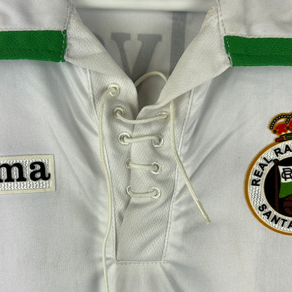 Racing Santander 2006-2007 Match Worn Home Shirt - Medium - Alvarez 20