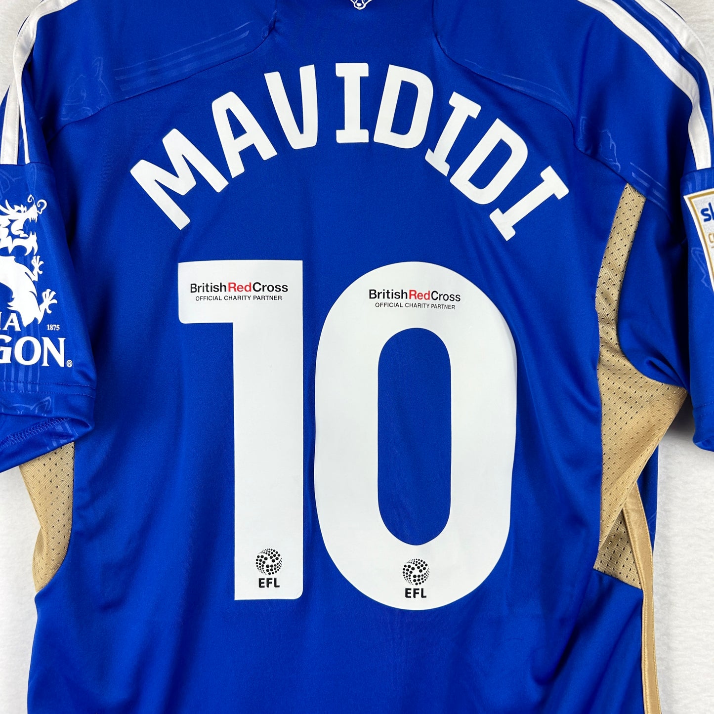 Leicester City 2023/2024 Player Issued Home Shirt - Mavididi 10