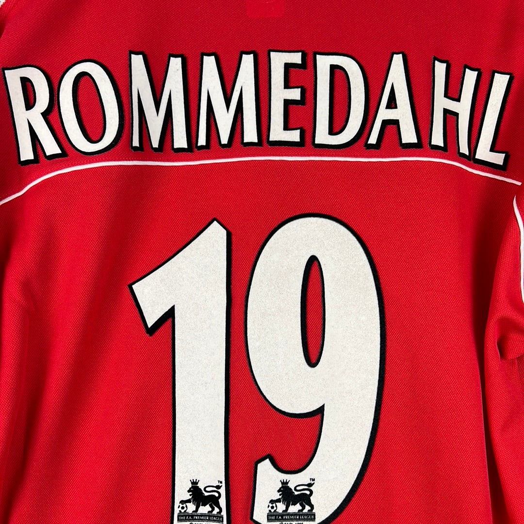 Charlton Athletic 2004/2005 Player Issue Home Shirt - Rommedahl 19