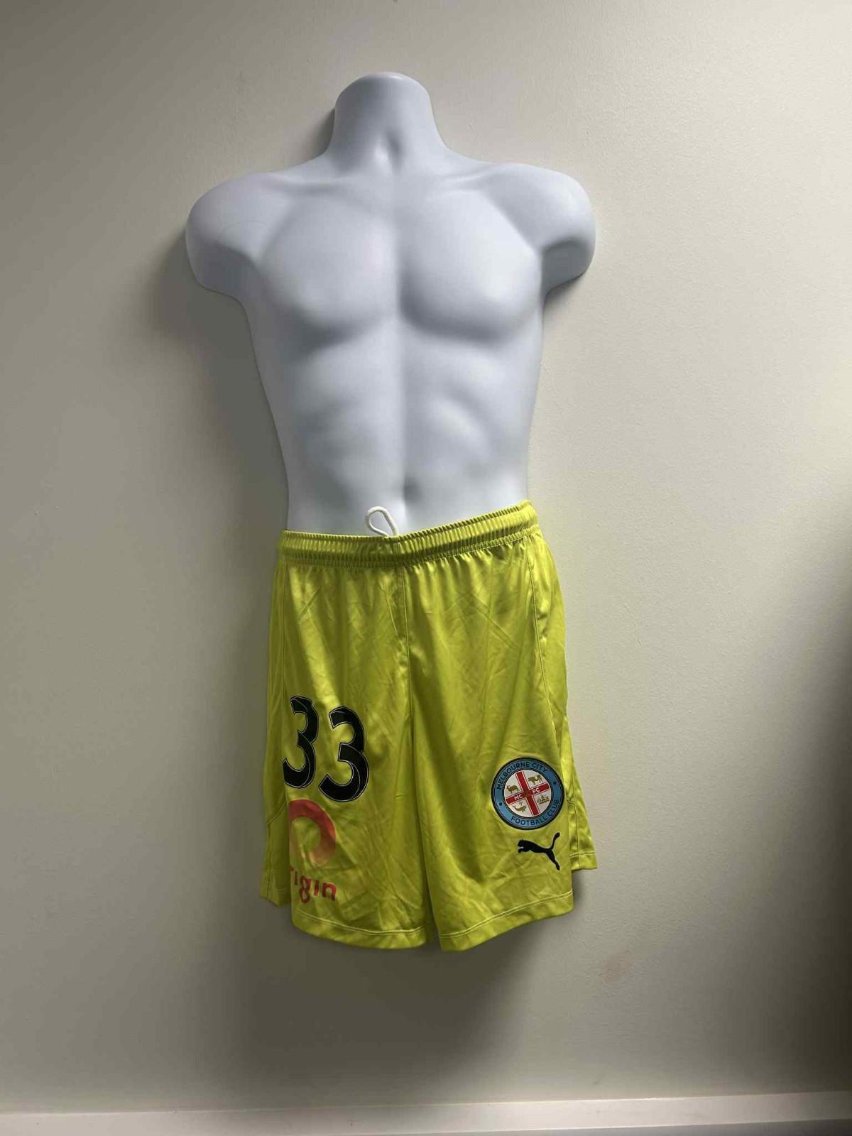 Melbourne City 2021-2022 Player Issue Home Football Shorts 33* (Excellent) M