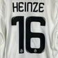Real Madrid 2008/2009 Match Worn Home Shirt - Heinze 16 - Long Sleeve