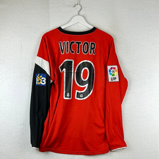 Real Mallorca 2005-2006 Player Issue L/S Home Shirt - XL - Victor 19