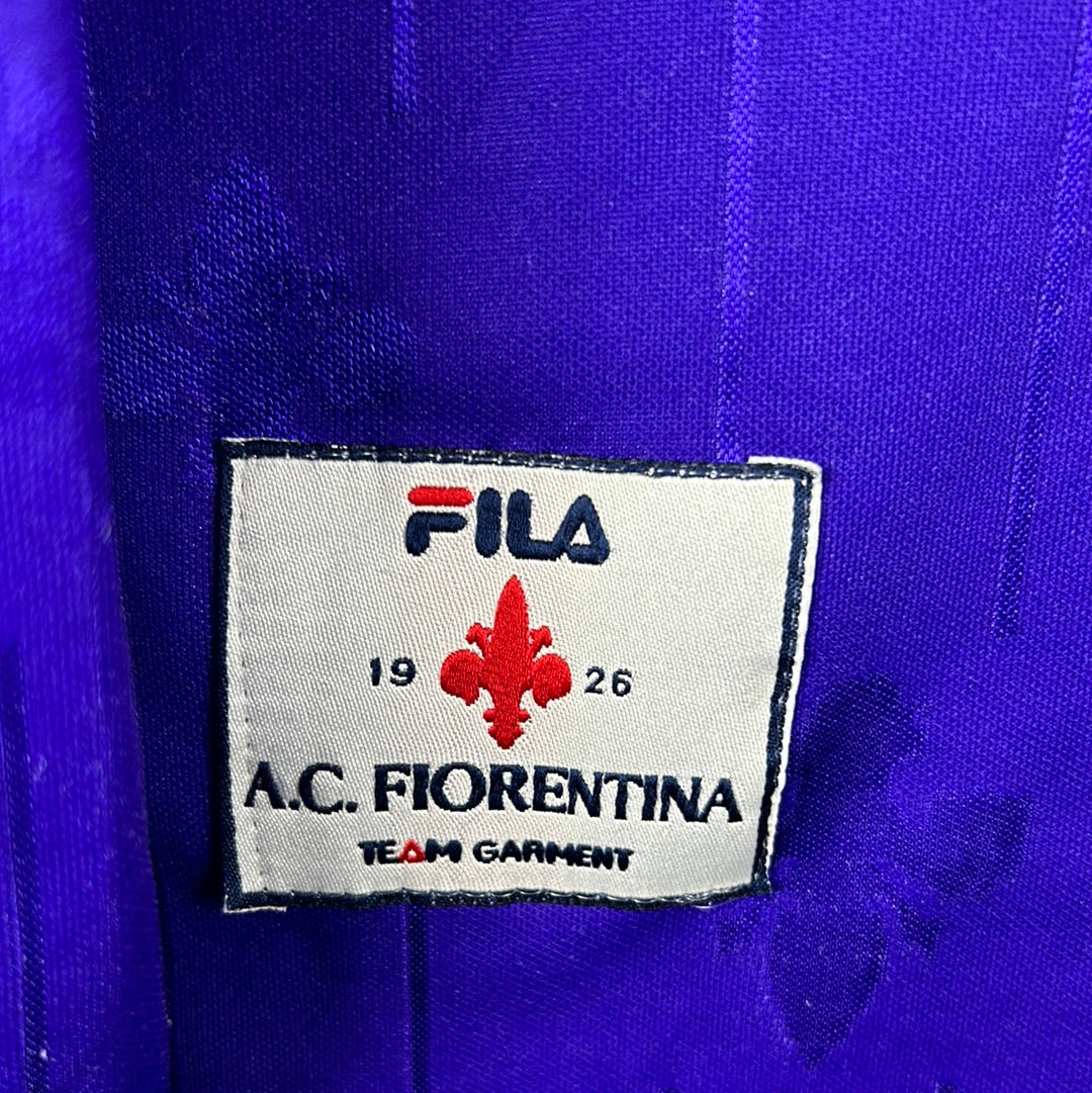 Fiorentina 1997 -1998 Home Shirt - Large - Long Sleeve