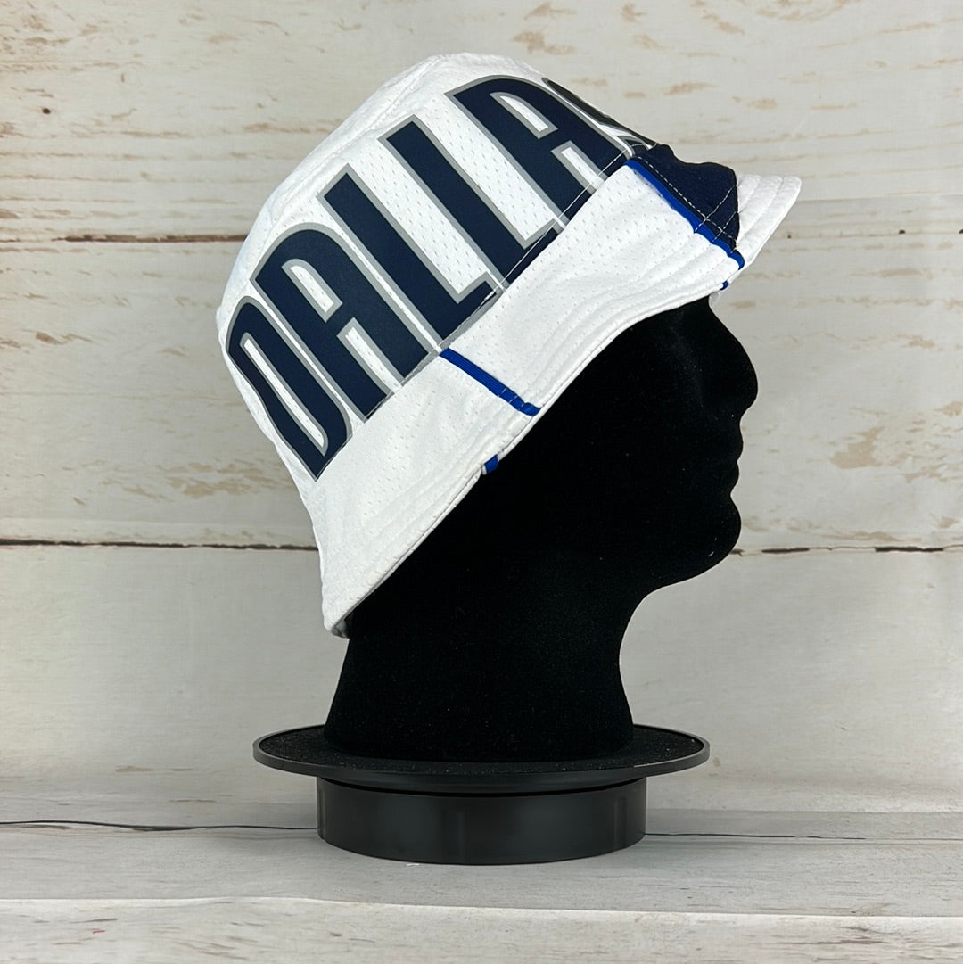 Dallas Mavericks Upcycled NBA Jersey Bucket Hat