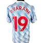 Manchester United 2021-22 Authentic Away - Size M - R. Varane 19