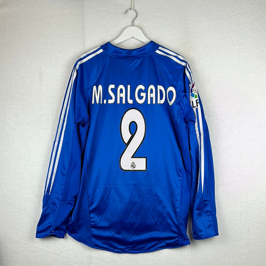 Real Madrid 2002/2003 Player Issue Third Shirt - M.Salgado 2 